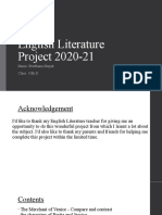 English Literature Project 2020-211