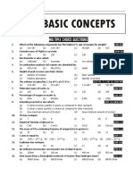 Basic Concepts: Multiple Choice Questions