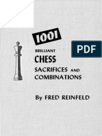 (Chess Students' Library.) Reinfeld, Fred - 1001 Brilliant Chess Sacrifices and Combinations. (With Illustrations.) - (1955)