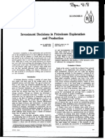 Investment Decisions in Petroleum Exploration and Production