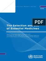 The Selection and Use of Essential Medicines