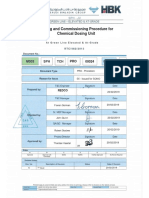 Testing and Commissioning Procedure For Chomical Dosing System