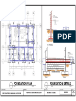 Foundation Plan Foundation Details: Brgy. San Pedro, Narvacan, Ilocos Sur "Proposed 3 Bedroom Bungalow"