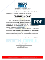 Certificado de Perfor