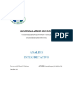 Analisis Interpretativo Ecologia