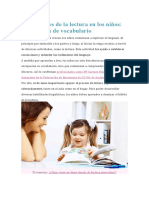 Beneficios de La Lectura en Los Niños