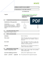 MSDS - ACUTHERM 3221 Boiler Antiscalant