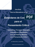 Estándares de Competencia para El Pensamiento Crítico - SP-Comp - Standards-1