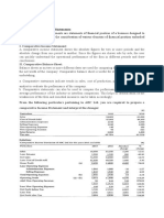 I. Comparative Income Statement:: Malaluan, Joselito S. 17-56760 BA-506 1. Comparative Financial Statements