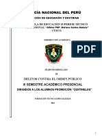 Silabos Del Delito Contra El Orden Publico - Centinelas