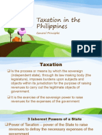 General Principles of Taxation