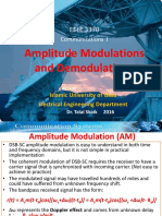 Amplitude Modulations and Demodulations: EELE 3370