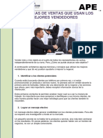 Lectura 03 - 13 Técnicas de Ventas Que Usan Los Mejores Vendedores - Tercera Sesion