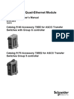 5100 SERIES Quad-Ethernet Module: Installation & User's Manual