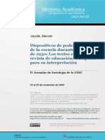 Dispositivos de Poder Al Interior de La Escuela en Decada Infame