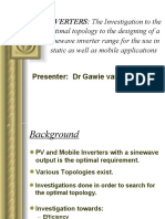 Technical 4 Nverters Optimal Topology