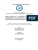 2018 Rep Dominicana Suerte Procesal Supens Condicional Procedimiento Juzgado Santiago 2017