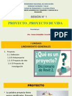 Sesión 1 Proyecto - Proyecto de Vida