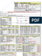 M.T Cururo Ship Particulars