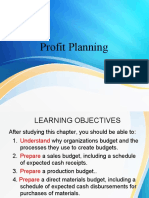 Profit Planning