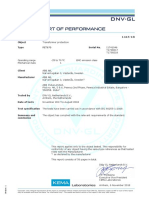 KEMA - Type Test Certification - Report - of - Performance - RET670 - Version - 2.2