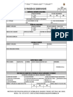 Planilla de Solicitud de Pension de Sobreviviente