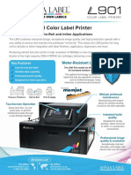 L901 Industrial Color Label Printer: Powerful in Both Roll-to-Roll and Inline Applications