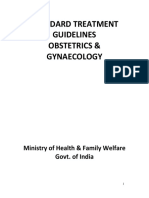 Standard Treatment Guidelines Obstetrics & Gynaecology: Ministry of Health & Family Welfare Govt. of India