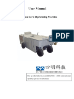 User Manual: SMC-450 Extrusion Kerb Slipforming Machine