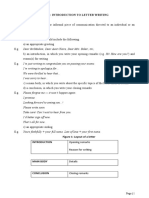 Unit 1: Introduction To Letter Writing I. Definition of A Letter