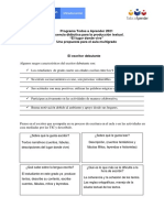 Secuencia Didáctica para La Producción Textual. Grado Cuarto de Educación Básica Primaria.