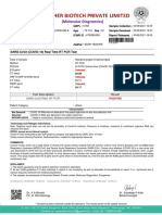 Sars-Cov2 (Covid-19) Real Time RT PCR Test