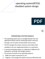 Real-Time Operating System (RTOS) Based Embedded System Design