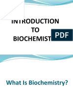 Introduction To Biochemistry