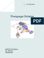 Pompage Solaire