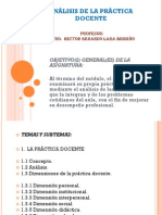 Análisis de La Práctica Docente - Programa