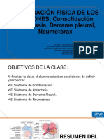 EX. RESPIRATORIO - Consolidación - Derrame - Neumotórax - Atelectasis - Dr. Jesús Juárez - UPAO.2021