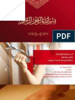 Rehabilitation of Adults With Upper-Limb Amputations