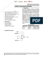 NE5534x, SA5534x Low-Noise Operational Amplifiers: 1 Features 3 Description