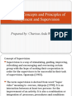 Theories, Concepts and Principles of Management and