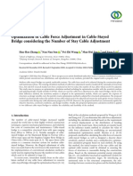 Optimization of Cable Force Adjustment in Cable-Stayed