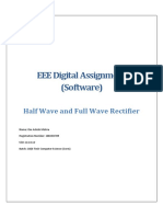 Half Wave and Full Wave Rectifier