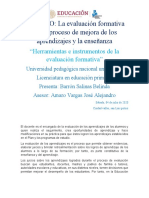 Herramientas e Instrumentos de La Evaluación