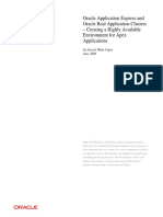 Oracle Application Express and Oracle Real Application Clusters - Creating A Highly Available Environment For Apex Applications