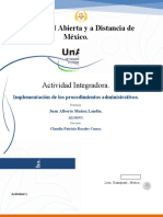 Universidad Abierta y A Distancia de México.: Actividad Integradora