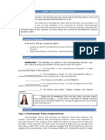 Unit 4 - Developmental Theories