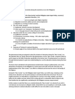 RRL - Outline - and - Digests - Learning Situation During The Martial Law Era