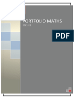 Maths Portfolio