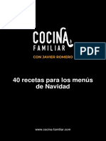 40 Recetas para Los Men S de Navidad