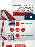 11 Farmacología de La Coagulación y Anticoagulación